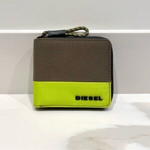 NEW Diesel Cordura Fabric Zip Wallet